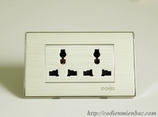 Bộ ổ cắm đôi SERI A60