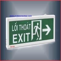 ĐÈN EXIT 2 MẶT CAO CẤP - KENTOM - KT - 640